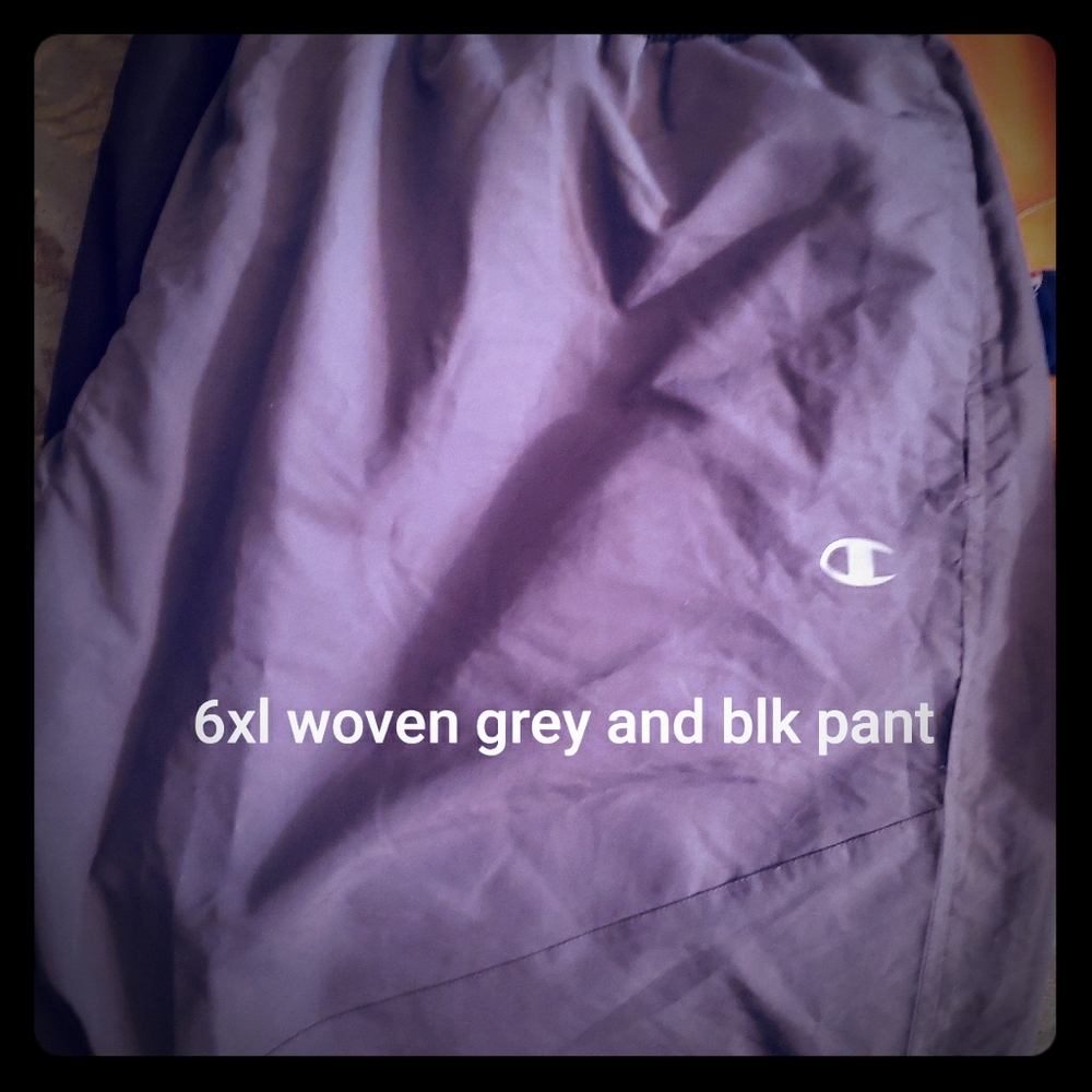 Champion woven pants grey /black track pants